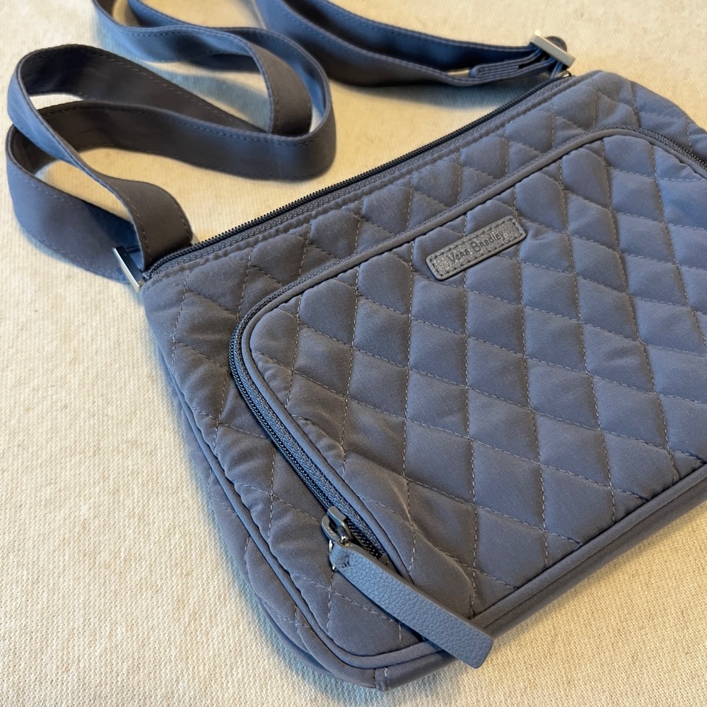 Vera Bradley Little Hipster Crossbody Carbon Grey